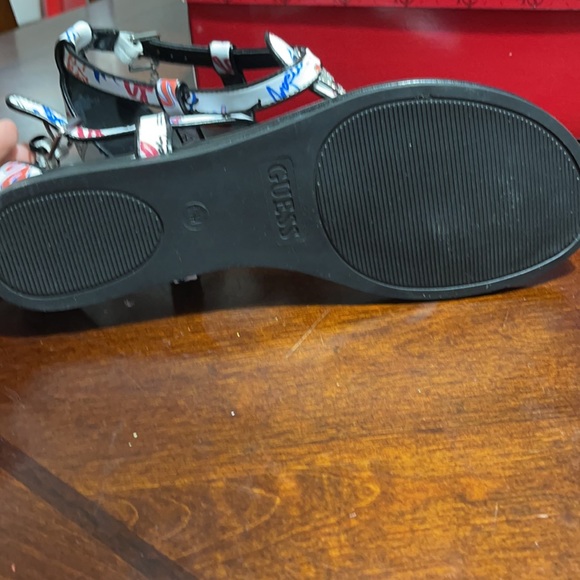 Guess shoes sandal thong white multi Los Angeles - Picture 5 of 6